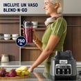 thumbnail image 4 of Oster Licuadora Profesional XTREME MIX con iBLEND y MAX CRUSH, 1500 W, 2 L, Jarra de Vidrio Boroclas, 4 of 11