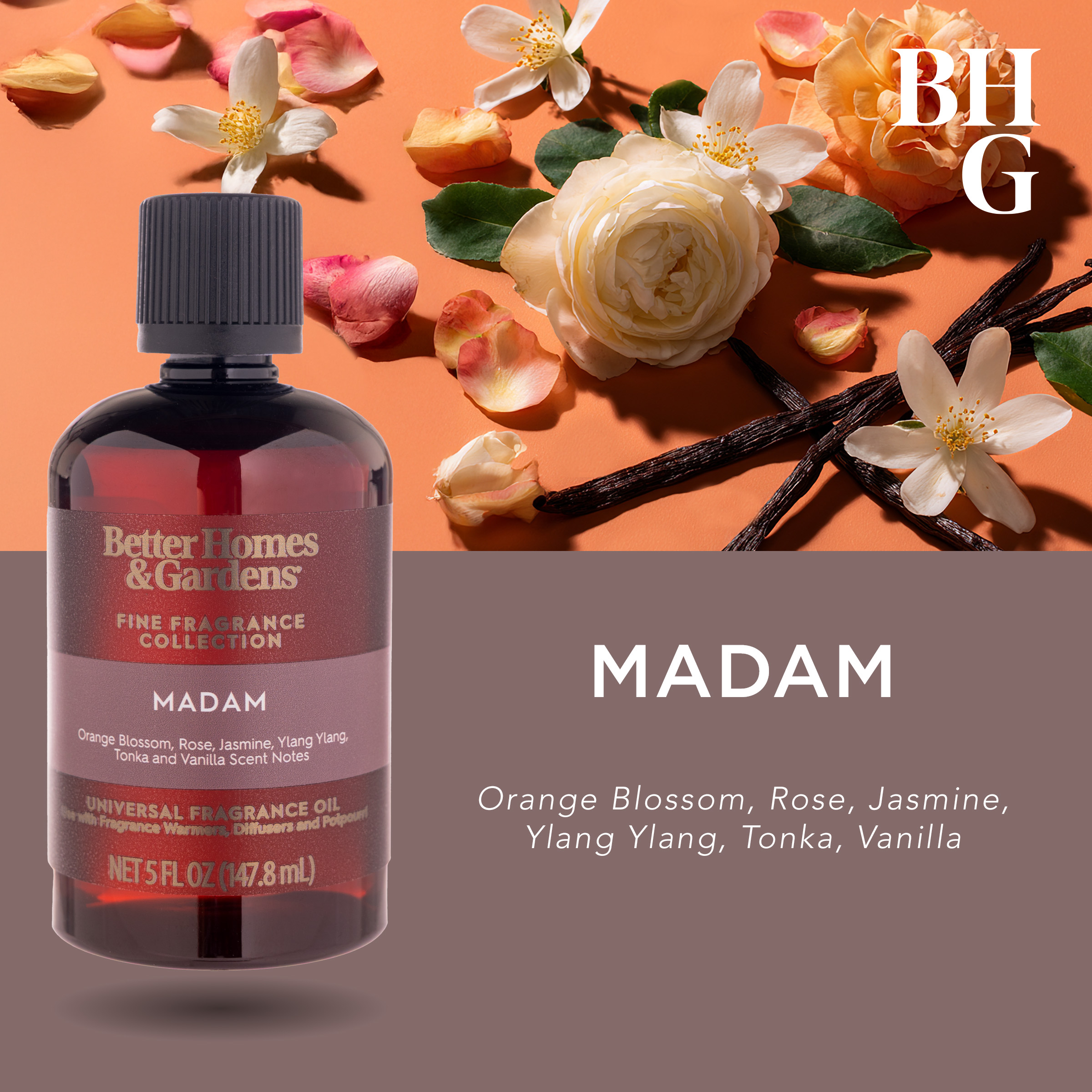 Better Homes & Gardens Fine Fragrance Universal Oil, Madam, 5 fl oz