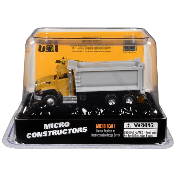 CAT Caterpillar CT660 Dump Truck Yellow "Micro-Constructor" Series Diecast Model by Diecast Masters