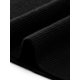 thumbnail image 5 of Suéter de cuello simulado para mujer INSPIRE CHIC, ligero, ajuste slim, de media manga, parte superior de punto, color negro, 5 of 6