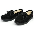 thumbnail image 6 of Alpine Swiss Sabine Women's Genuine Leather Suede Moccasin Slippers House Shoes, 6 of 8