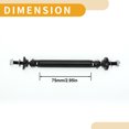 thumbnail image 4 of Unique Bargains 2pcs 75mm/2.95in Adjustable Front Bumper Lip Splitter Strut Support Bars Black, 4 of 6