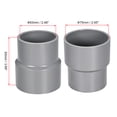 thumbnail image 2 of Unique Bargains PVC DWV Reducing Coupling Schedule 40 Gray 2-inch x 2-1/2-inch Socket 2pcs, 2 of 3