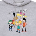 thumbnail image 3 of Hey Arnold! - Group Shot - Men's Pullover Hooded Fleece Sweatshirt, 3 of 5