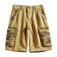 thumbnail image 1 of Birdeem Mens Plus Size Cargo Shorts Multi-Pockets Relaxed Summer Beach Shorts Pants, 1 of 1