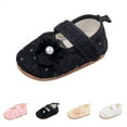 thumbnail image 2 of Generic Toddlers Slippers Soft Leather Baby Slippers Autumn And Winter Non Slip Girls Slippers Leather Baby Slippers Boys Baby Shoes Soft Baby Girls Shoes Suede Leather(3-6 Months,Black), 2 of 9