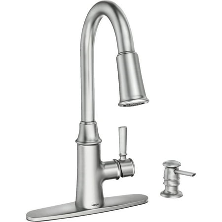 Moen Inc Faucets Ss Sgl Kitch Faucet 87402srs Walmart Com