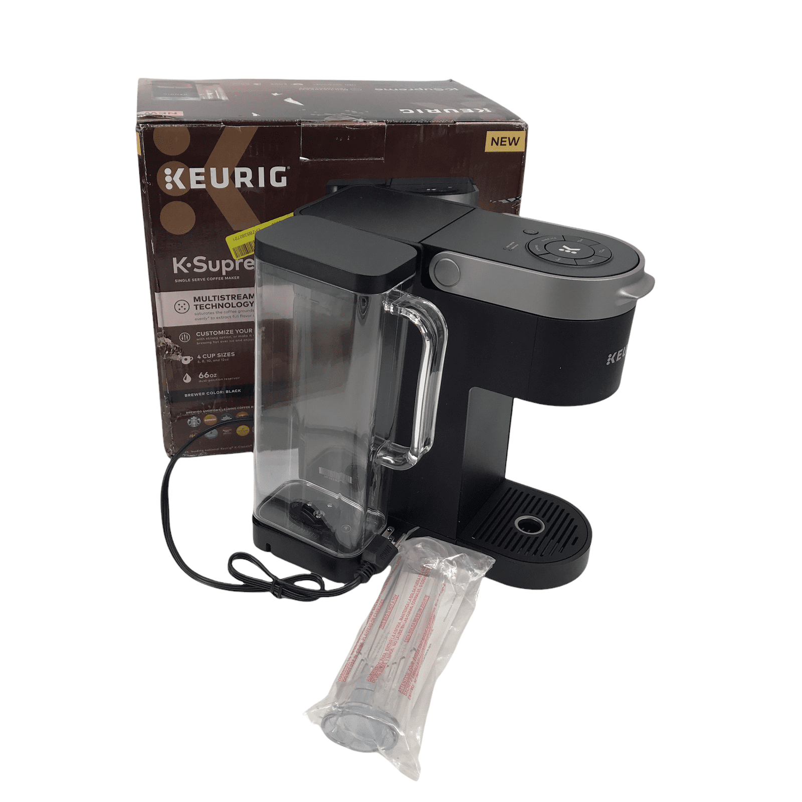 Keurig KSupreme SingleServe KCup Pod Coffee Machine Black MP6361