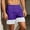 Purple, variant on QSAWXQZ Men's Athletic Shorts Elastic Waist Drawstring Loose Cotton Summer Bottoms with Pockets XL