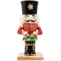 Christmas Nutcracker Candle Holder Xmas Nutcracker Soldier Figures Candlestick Holder Decorative Table Mantel Candle Stand Christmas Table Decor