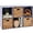 Lavender, variant on Favory 6-Cube Storage Organizer, 11in Shelf Opening, Bookcase, Display Shelf-Lavender Particle Board