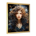 thumbnail image 5 of Designart "Portrait Of A Cute Cosmic Woman" Fashion Woman Picture Framed Canvas Prints, 5 of 5