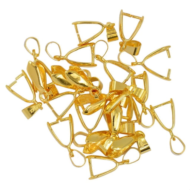 Colgante de Oro Baoblaze 14 mm conector fianzas de Broches 20 piezas