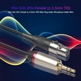 thumbnail image 3 of Mini XLR 3Pin Female to 3.5mm TRS Male Plug Audio Microphone Cable (1m), 3 of 8
