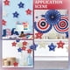 thumbnail image 5 of 18 estrellas de ratán a granel, rojas, blancas y azules, de madera, decoración de 2,36 pulgadas, pequeñas bolas de mimbre de ratán, para jarrones, cuencos, decoraciones del 4 de julio., 5 of 9