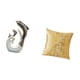 thumbnail image 5 of Estatua moderna abstracta de delfín de cerámica y elegante funda de cojín para decoración de sala de estar, oficina, chimenea, soporte de TV o mesa de, 5 of 8