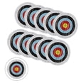 thumbnail image 4 of MYG for Target Paper 40x40cm 10 Pack, High-Visibility Yellow Holes for Indoor Outdoor Bow Arrow Practice, 90 Targets Total, PVC Material, Suitable for Short and Long Distance, 4 of 10