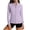 Purple, variant on Womens UPF 50+ Sun Protection Hoodie Jackets Light Weight Long Sleeve Shirts Hiking Outdoor Full Zip Tops Purple,S