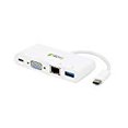 thumbnail image 1 of Techly USB C 3.1 vers USB A 3.0/VGA/RJ45 Dock IADAP USB31-DOCK2, 1 of 1