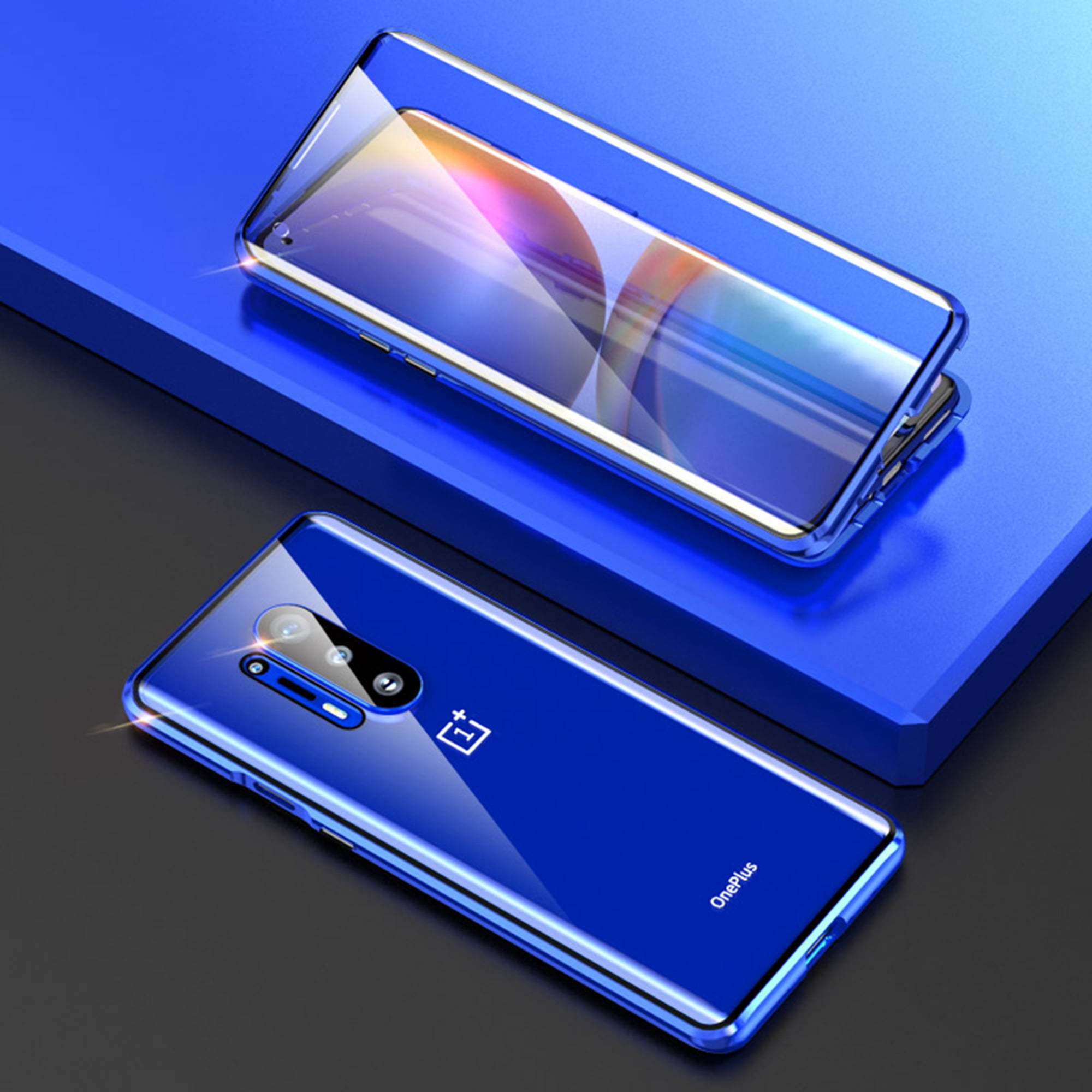 Dteck For OnePlus 8 Pro, Adsorption Case Front and Back