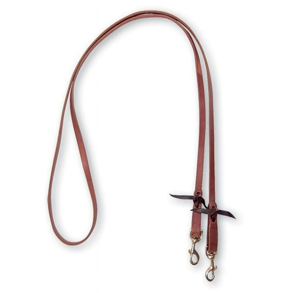 Martin Saddlery Walt Woodard Double Snap Roping Rein - Hermann Oak Leather - 1/2" x 7' 9" 1/2In