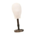thumbnail image 5 of TOOYFUL Mannequin Head Model Hat Display Stand Height 56cm Multifunctional Head Wooden Support for Barbershop Practical C, 5 of 10