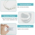 1 Pair Veneers Dentures,Happon Temporary Fake Teeth for Women and Men
