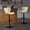 Beige-2pc, variant on AUNEKIV Bar Stools, Swivel Counter Height Bar Stools, Adjustable Faux PU Leather Bar Chairs with Back and Footrest, Modern Upholstered Armless Counter Stools, Island Chairs for Bar Kitchen, Beige
