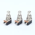 thumbnail image 2 of Milisten 5pcs Metal Electric Guitar Effects Pedal Buttons 2 Pin Stomp Foot Switch Push Button, 2 of 6