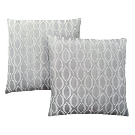 Speciality Patterns - Monarch Specialties Wave Pattern Decorative Pillow - Set of 2