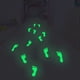 thumbnail image 3 of Pegatinas de huellas que brillan en la oscuridad NQ para suelos lisos y baldosas, 3 of 5