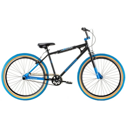Mongoose Grudge BMX Freestyle bike, single speed, 26 inch wheels, mens, (Best Single Speed Road Bikes)