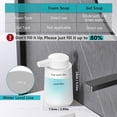 thumbnail image 4 of Phneems Automatic Soap Dispenser Foaming Touchless: 9oz Plastic White Modern Rechargeable Electric  Bathroom Kitchen Hand Dish Lotion, 4 of 7