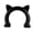 409, variant on Enclosures,Cat Door Interior CatHead Shaped Plastic Cat Pass Through Door with Fish Bone Pattern,Pet Doors