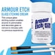 thumbnail image 4 of Crema para grabado de vidrio Armor Etch - Tamaño inicial de 2.8 oz - Incluye cepillos de aplicación Moshify, 4 of 5