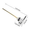 thumbnail image 2 of HEALEEP Toilet Handles Replacement Side Mount Lever Toilet Repair Part 1Set, 2 of 8