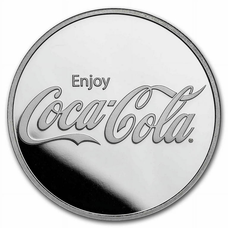 Coca-Cola® 1 oz Silver Struck Coin Round (Tube of 20 Coca-Cola® 1 oz Silver Struck Coin Round (Tube of 20