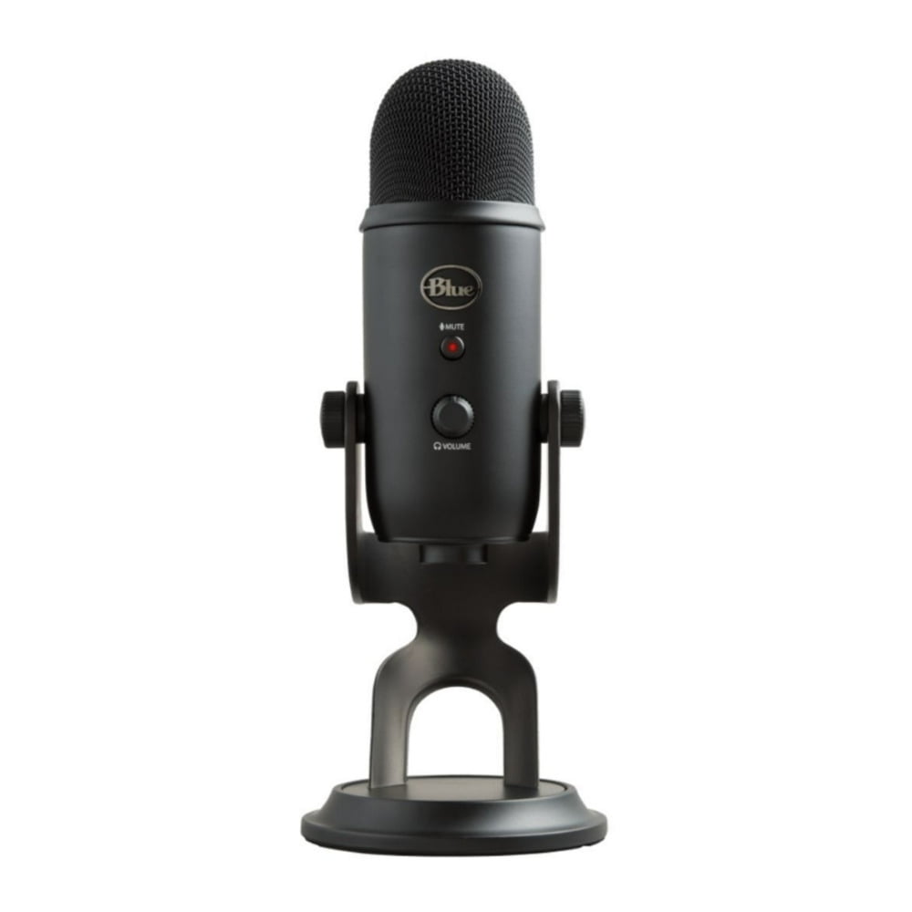 Blue Microphones Yeti USB Microphone Plus Logitech C922 Pro Streamer HD Webcam with Mic (Blackout)
