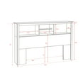 thumbnail image 4 of Prepac Fremont Espresso Full/Queen Bookcase Headboard, 4 of 5