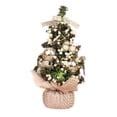 thumbnail image 4 of Mini de Navidad Artificial, de Navidad en Miniatura, de Navidad de Escritorio Hecho a Mano con Base para Decoración de Escritorio de Argén, 4 of 8
