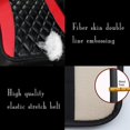 thumbnail image 3 of HUGFEGWE Auto Center Console Pad, Car Center Console Cushion Pad, Leather Waterproof Armrest Seat Box Cover Protector, Car Interior Protection Accessories for Most Cars, Trucks, SUVs (Red), 3 of 7