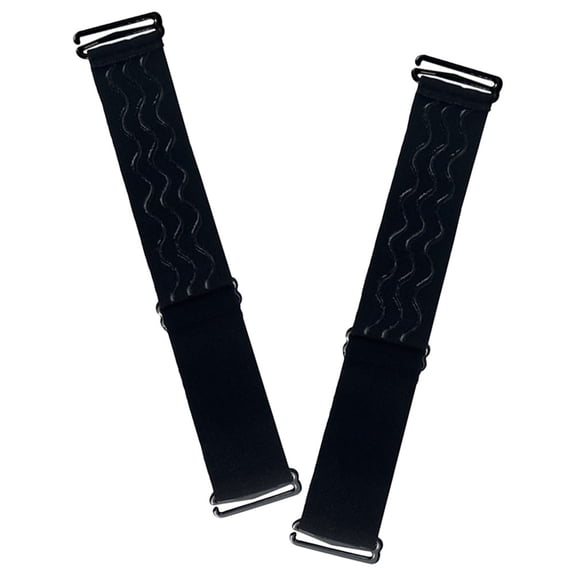 LEORX 2Pack Non-Skid Melt Band for Wigs Black Elastic Hair Bands Daily Use for Adults