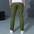 thumbnail image 4 of Boys School Uniform Pants Str𝐞tch Pull On Bottom Kids Elastic Waist Straight Leg Trousers Girl Hign Waisted Preppy Clothes, 4 of 6