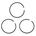 thumbnail image 1 of Cylinder Piston Ring, Standard Reasonable 3Pcs Piston Ring Replacement  For 90mm Cylinder Diameter, 1 of 8