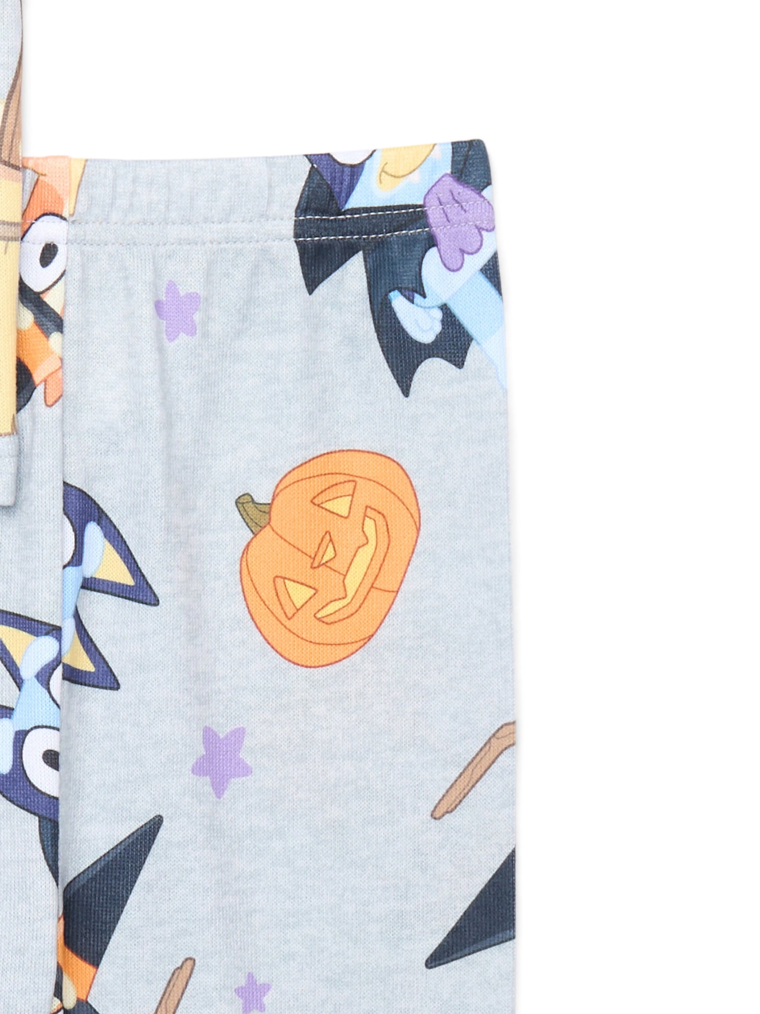 Bluey and Bingo Girls Halloween Long Sleeve Tee and Pants Pajama Set, 2-Piece, Sizes 4-10