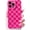 Hot Pink, variant on REQO Compatible for iPhone 16 Pro Case Cute Checkerboard Lattice Plaid with Color Design for Girls Women Soft TPU Shockproof Protective Girly for iPhone 16 Pro Case