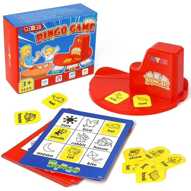 HHHC Jeux de Bingo pour Enfants, Jeu de Société Jeu Préscolaire