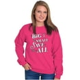thumbnail image 4 of Save Them All Breast Cancer Awareness Women Plus Size Crewneck Sweatshirt Brisco Brands 2X, 4 of 5