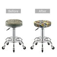 thumbnail image 5 of Kll Sicilian Style Round Bar Chair Cushion Cover 13 Inch,Bar Stool Protector With Elastic, Soft Washable, 5 of 7