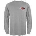 thumbnail image 1 of Kansas City Outlaws - Dual Logo Grey Long Sleeve T-Shirt, 1 of 1